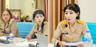 Municipal meeting photo goes viral after official’s glamorous look steals spotlight