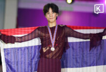 Hiro Kaewtathip makes history with Thailand’s first ISU Junior Grand Prix medal