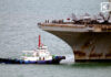 The USS Abraham Lincoln arrives in Thailand following its Middle East deployment