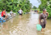 Nakhon Pathom hit as high tides, northern runoff flood Sam Phran orchards
