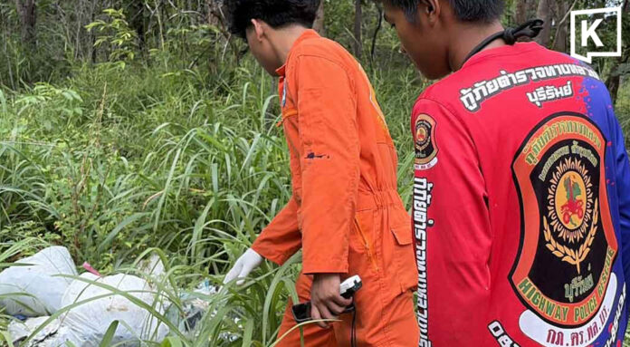100kg of pork bones and meat dumped in Buriram forest