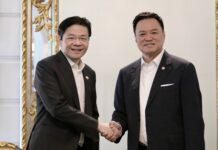 Anutin, Lawrence Wong agree to deepen Thailand-Singapore strategic partnership