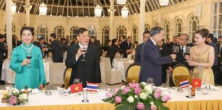 Thai King attends official dinner at Hanoi’s historic Tonkin Palace