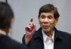 Former Philippine President Rodrigo Duterte appears in court in The Hague