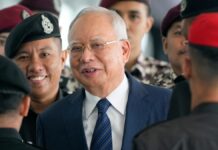 Malaysia’s king allows former leader Najib to serve rest of his graft sentence under house arrest