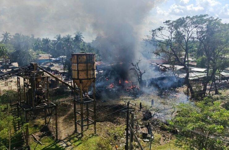 Myanmar airstrike kills 50 at market in Rakhine