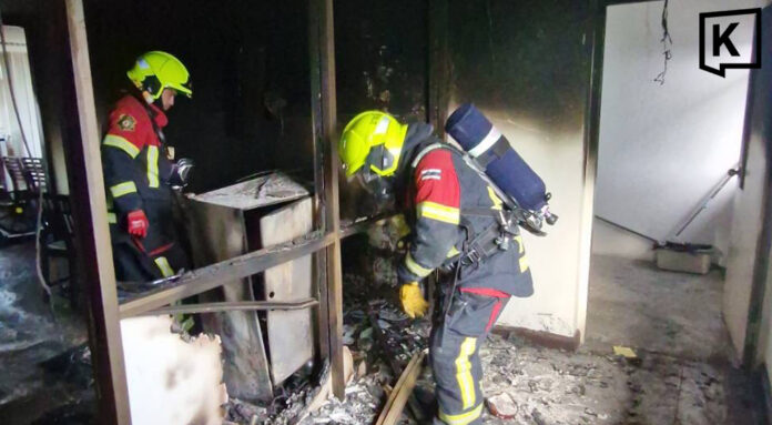 Fire breaks out in document storage room at 9-storey university building