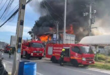 Fire destroys popular pork rice bowl shop in Rayong Fire destroys popular pork rice bowl shop in Rayong