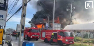 Fire destroys popular pork rice bowl shop in Rayong Fire destroys popular pork rice bowl shop in Rayong