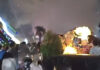 Firework sparks hit gas-filled balloons, causing explosion at Lamphun event Firework sparks hit gas-filled balloons, causing explosion at Lamphun event