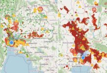 GISTDA’s Satellite images show high flood risks across Thailand GISTDA's Satellite images show high flood risks across Thailand