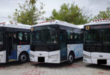 Lamphun launches six-month free EV bus service Lamphun launches six-month free EV bus service