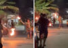 Late-night party with fire show concerned Phuket residents Late-night party with fire show concerned Phuket residents