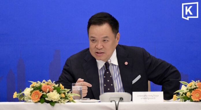 PM Anutin says government has no ties to illegal businesses