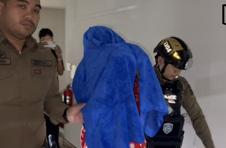 Pattaya police detain officer after gunfire at apartment Pattaya police detain officer after gunfire at apartment