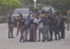 Police officer who shot his wife arrested after overnight standoff