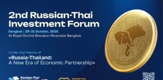 2nd Russian-Thai Investment Forum 2026 Set for Bangkok This October