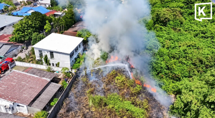 Sattahip wildfire contained after threatening nearby homes Sattahip wildfire contained after threatening nearby homes