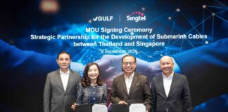 Gulf and Singtel Group form strategic partnership to enhance submarine cable connectivity between Thailand and Singapore