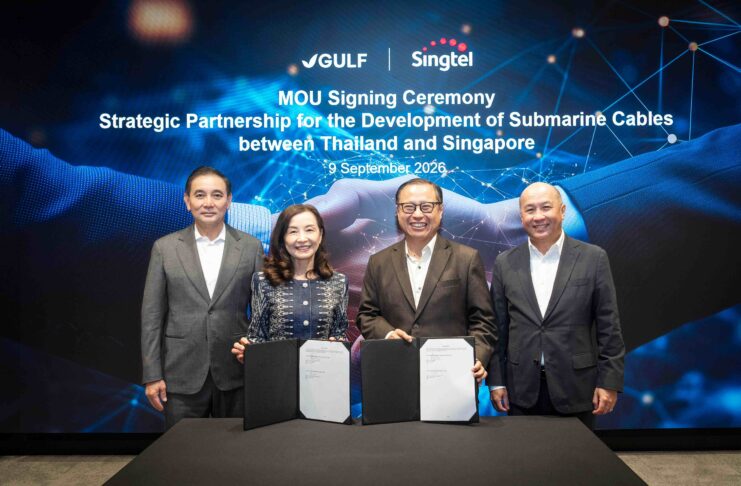 Gulf and Singtel Group form strategic partnership to enhance submarine cable connectivity between Thailand and Singapore
