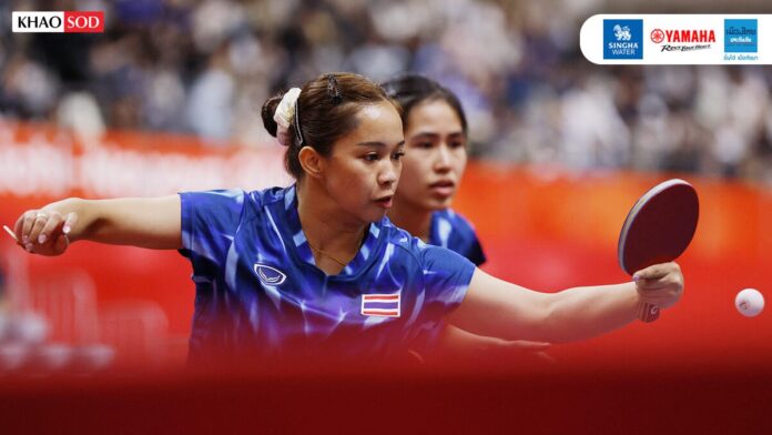 Thai women’s table tennis pair secure historic Asian Games bronze