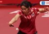 Thai women’s table tennis team lose to India in quarterfinal Thai women’s table tennis team lose to India in quarterfinal