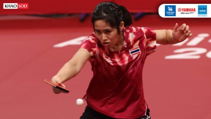 TT3 Thai women’s table tennis team lose to India in quarterfinal