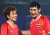 Thailand win first Asian Games gold through mixed techball pair