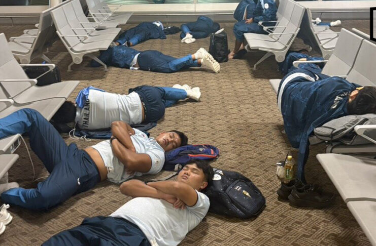 Flooding delays Thai Asian Games teams at airport by 8 hours