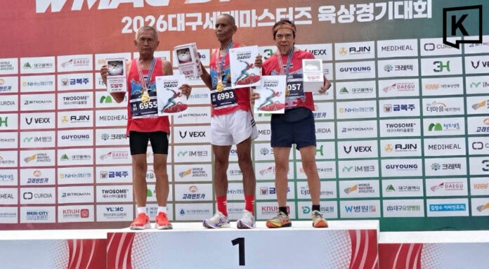 Thai athletes win gold in men's team event at World Masters Athletics Championships Daegu 2026 Thai athletes win gold in men's team event at World Masters Athletics Championships Daegu 2026