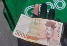 Thai rider mistakes Korean won for Japanese yen after payment