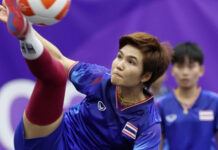 Thai teqball teams sweep into three Asian Games finals Thai teqball teams sweep into three Asian Games finals