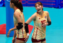 Thailand sweep Mongolia 3-0 in Asian Games volleyball opener Thailand sweep Mongolia 3-0 in Asian Games volleyball opener