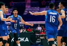 Thailand top AVC Men’s Volleyball group C after five-set win over Chinese Taipei
