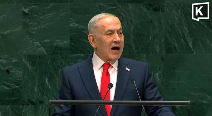 UN delegates walk out as Netanyahu defends Israel’s actions 1 UN delegates walk out as Netanyahu defends Israel’s actions