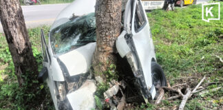 Van crashes into tree after clocking 143 km/h in Lampang Van crashes into tree after clocking 143 kmh in Lampang
