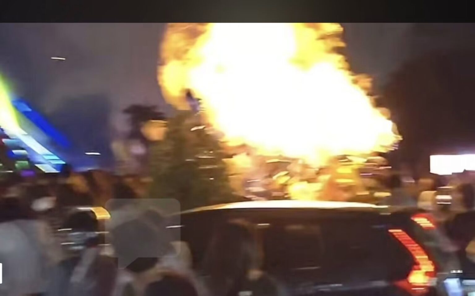 Firework sparks hit gas-filled balloons, causing explosion at Lamphun event