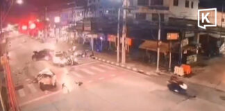 8 injured in Pattaya pile-up after driver allegedly falls asleep at wheel