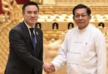 Thai energy minister meets Min Aung Hlaing to discuss gas cooperation