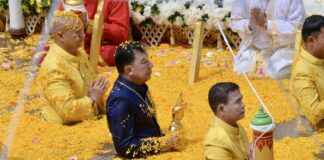 Thailand’s 400-year-old festival takes a sacred Buddha into the water