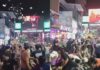 Foreign man makes it rain on Phuket’s Bangla Road