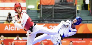 Thailand’s Banlung wins second straight Asian Games taekwondo gold