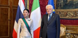 Italian president awards Princess Sirivannavari highest Order of Merit