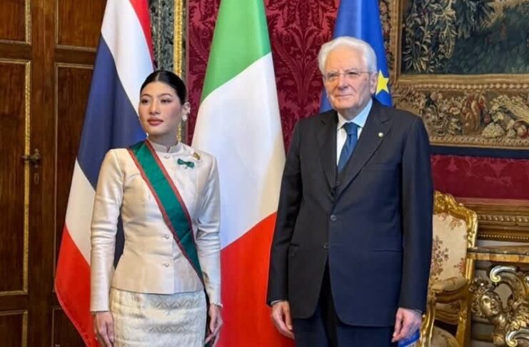 Italian president awards Princess Sirivannavari highest Order of Merit
