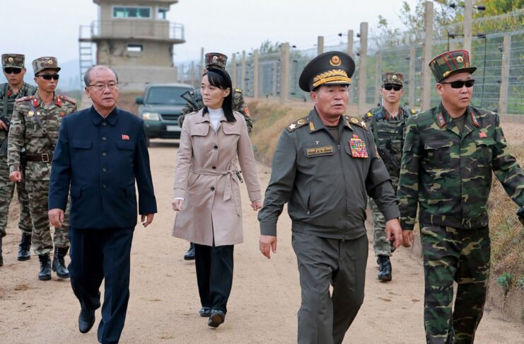 North Korean leader’s sister inspects border fortifications as tensions rise with the South