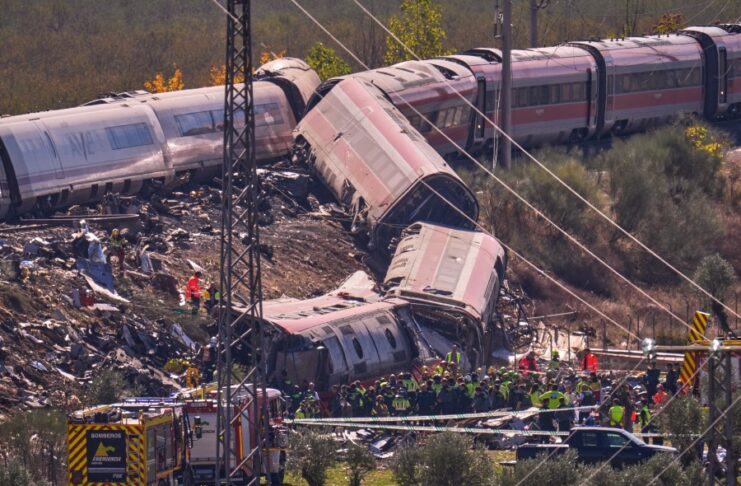 High-speed train collision kills at least 68 in Spain’s 2nd deadly rail crash this year