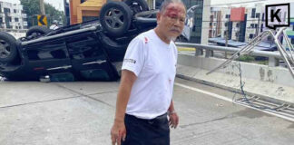 Bangkok noodle shop owner survives wrecked pickup, credits sacred amulet