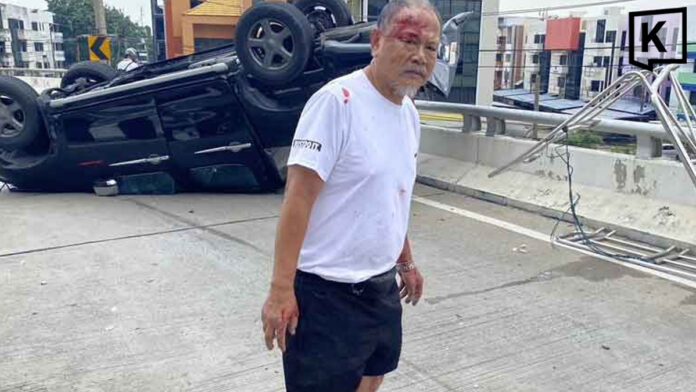 Bangkok noodle shop owner survives wrecked pickup, credits sacred amulet