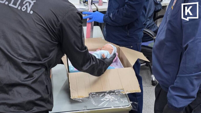 Drug-filled dolls and parcels from Europe seized in Bangkok