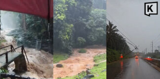 Heavy rain triggers flood warnings in Krabi as power poles fall Heavy rain triggers flood warnings in Krabi as power poles fall
